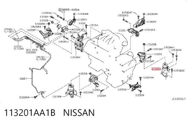  113201AA1B Nissan/Infiniti