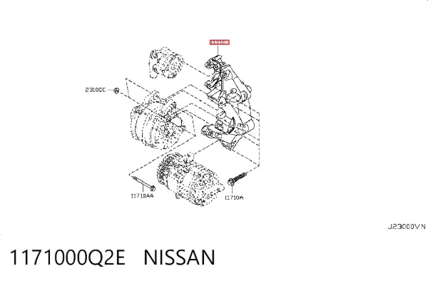 Consola do gerador Nissan Qashqai +2 I