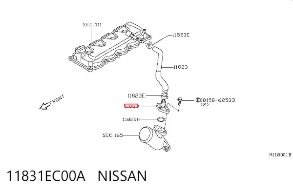  11831EC00A Nissan/Infiniti