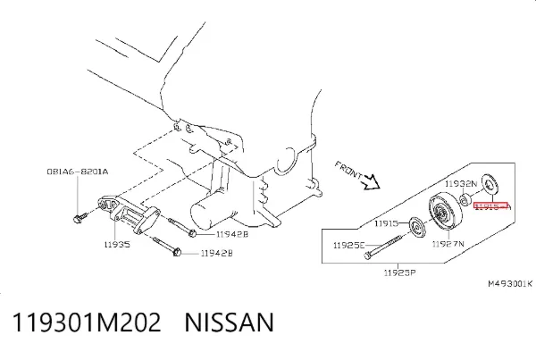  119301M202 Nissan/Infiniti