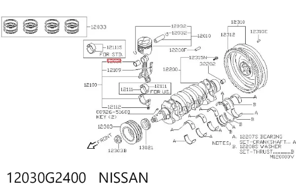  12030G2400 Nissan/Infiniti