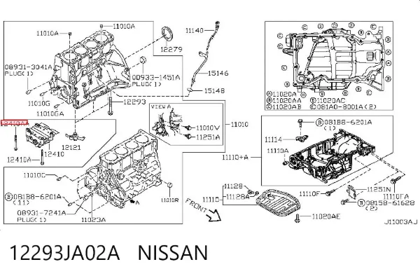  12293JA02A Nissan/Infiniti
