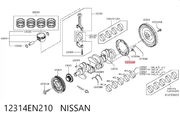  12314EN210 Nissan/Infiniti