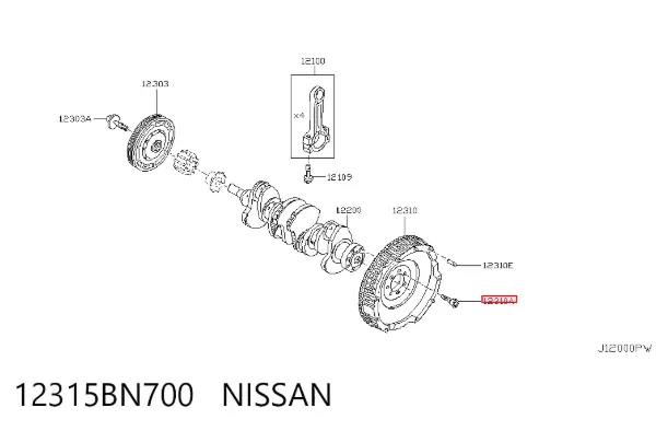  12315BN700 Nissan/Infiniti