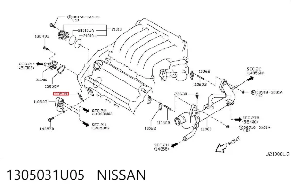  1305031U05 Nissan/Infiniti