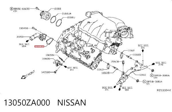  13050ZA000 Nissan/Infiniti
