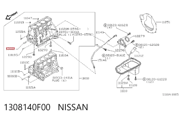  1308140F00 Nissan/Infiniti
