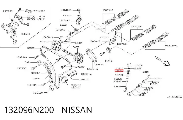  132096N200 Nissan/Infiniti