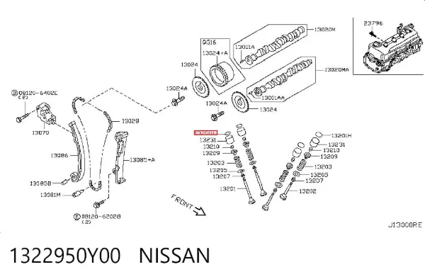  1322950Y00 Nissan/Infiniti