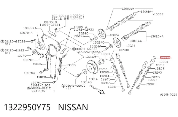  1322950Y75 Nissan/Infiniti