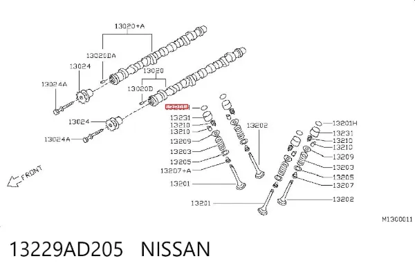  13229AD205 Nissan/Infiniti