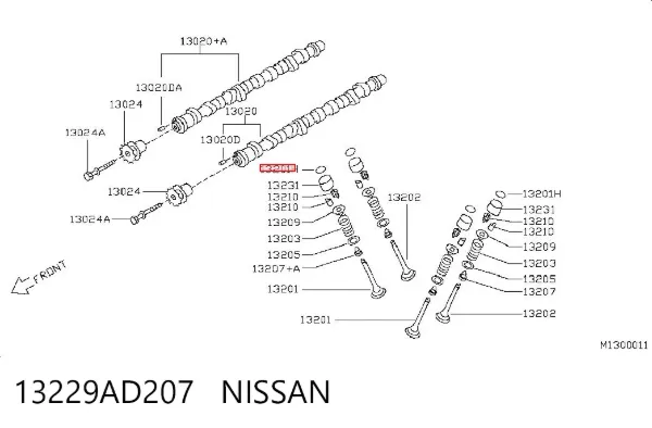 13229AD207 Nissan/Infiniti