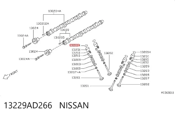  13229AD266 Nissan/Infiniti