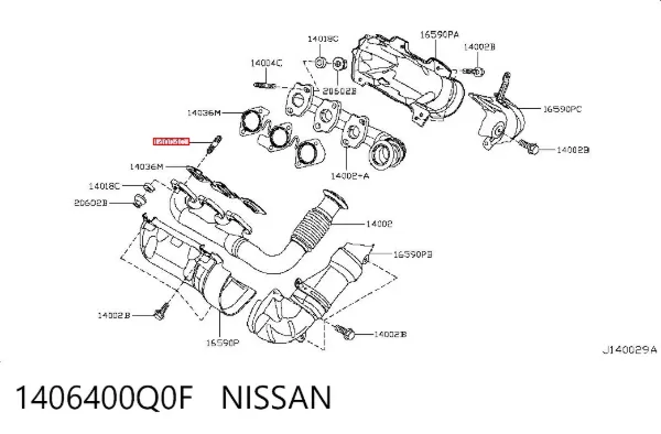  1406400Q0F Nissan/Infiniti