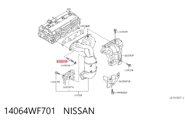  14064WF701 Nissan/Infiniti
