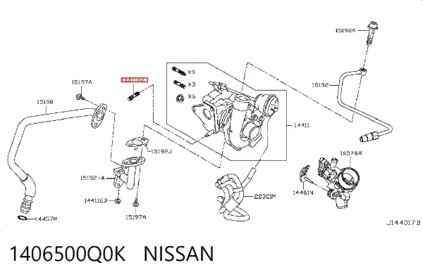  1406500Q0K Nissan/Infiniti