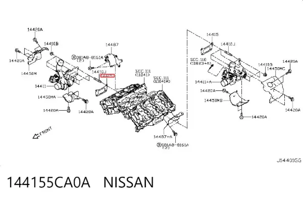  144155CA0A Nissan/Infiniti