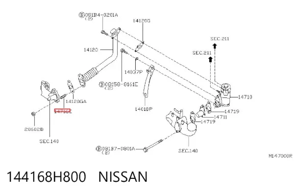  144168H800 Nissan/Infiniti