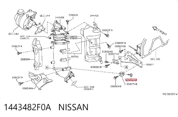  1443482F0A Nissan/Infiniti