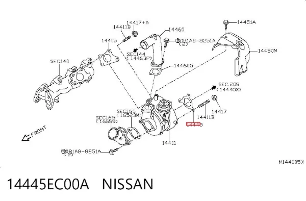  14445EC00A Nissan/Infiniti