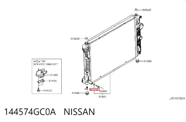  144574GC0A Nissan/Infiniti