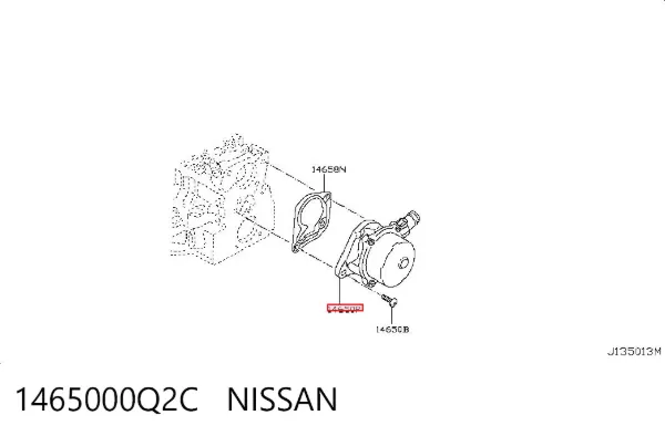 Bomba a vácuo 1465000Q2C Nissan/Infiniti