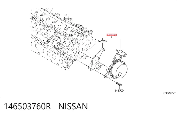 Bomba a vácuo 146503760R Nissan/Infiniti