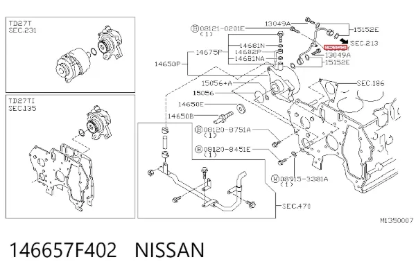  146657F402 Nissan/Infiniti