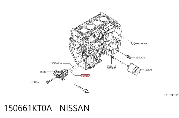  150661KT0A Nissan/Infiniti