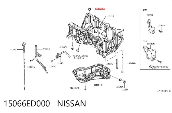  15066ED000 Nissan/Infiniti