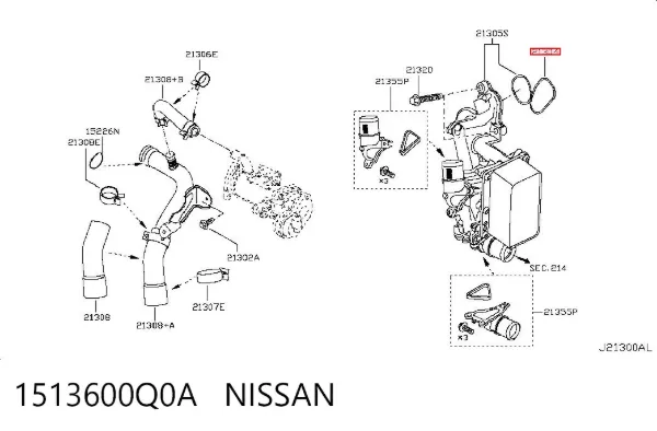  1513600Q0A Nissan/Infiniti