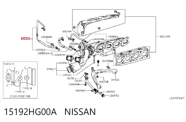  15192HG00A Nissan/Infiniti