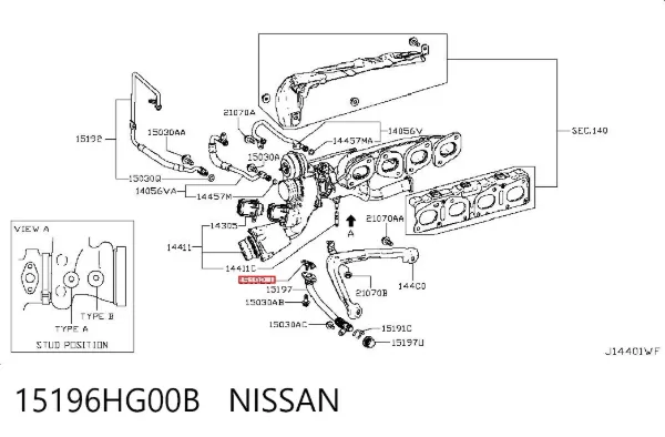  15196HG00B Nissan/Infiniti