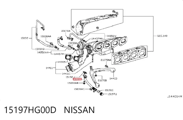  15197HG00D Nissan/Infiniti
