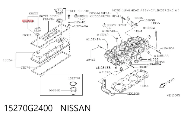  15270G2400 Nissan/Infiniti