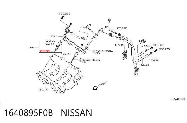  1640895F0B Nissan/Infiniti