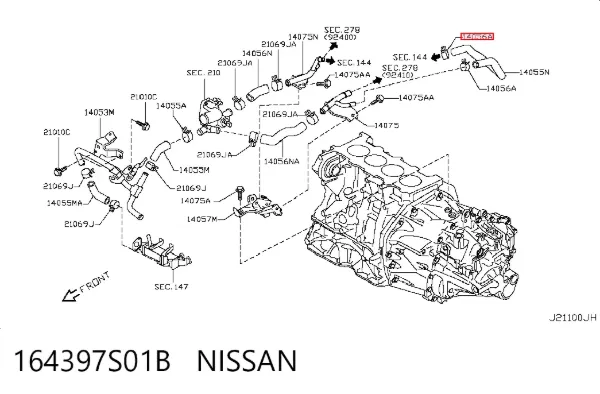  164397S01B Nissan/Infiniti