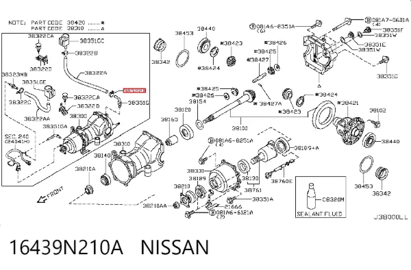  16439N210A Nissan/Infiniti