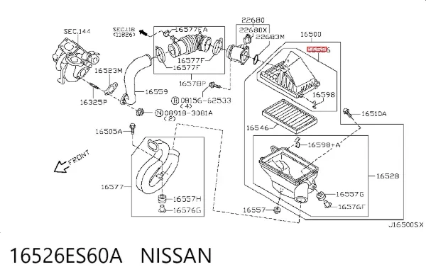  16526ES60A Nissan/Infiniti
