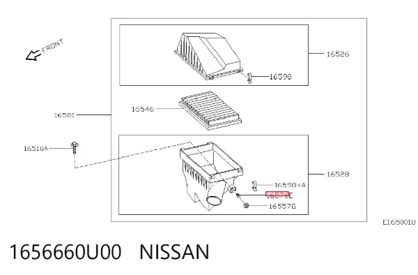  1656660U00 Nissan/Infiniti