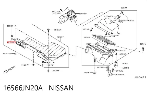  16566JN20A Nissan/Infiniti
