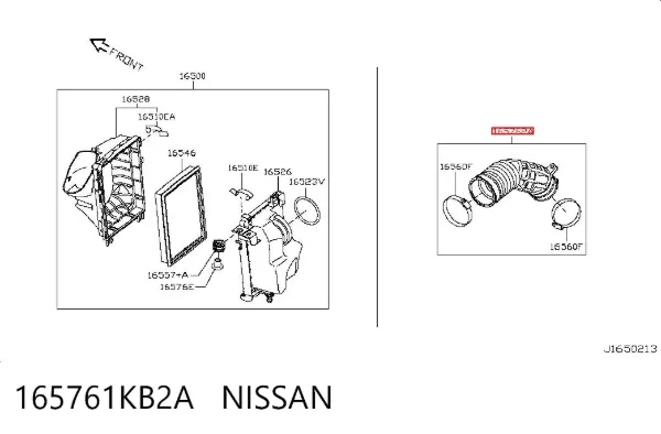  165761KB2A Nissan/Infiniti