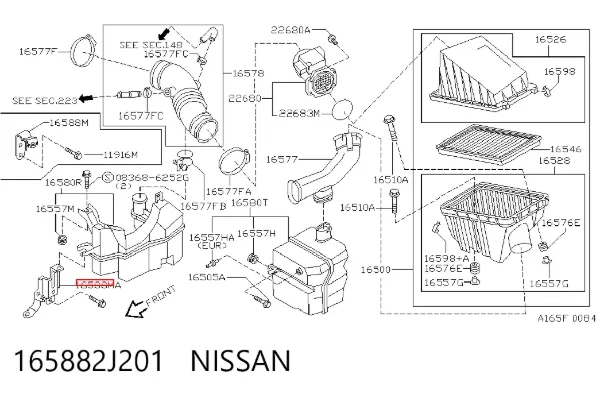  165882J201 Nissan/Infiniti