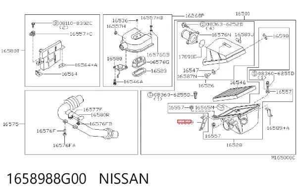  1658988G00 Nissan/Infiniti