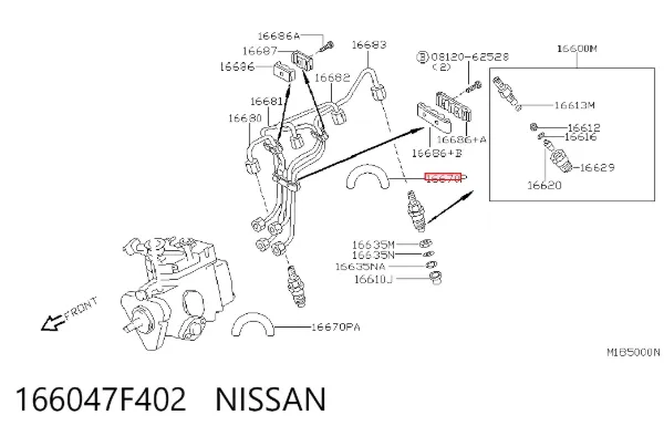  166047F402 Nissan/Infiniti