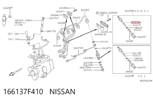  166137F410 Nissan/Infiniti