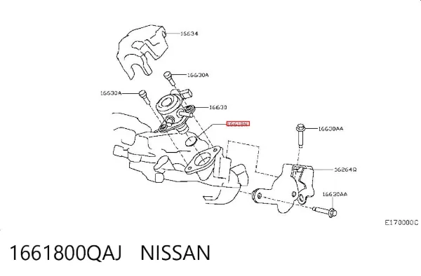  1661800QAJ Nissan/Infiniti
