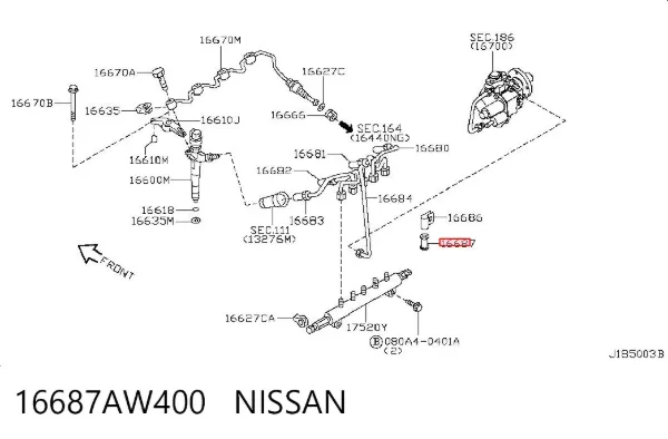  16687AW400 Nissan/Infiniti