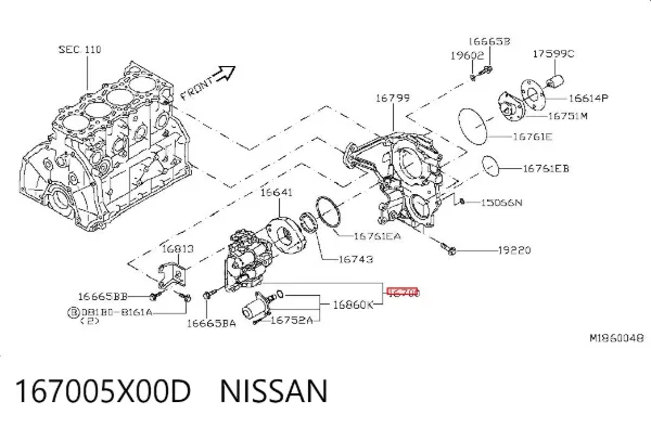 Bomba de combustível de pressão alta Nissan Navara NP300 III