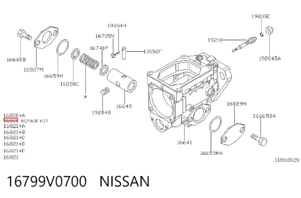 Kit de reparação da Bomba de Combustível de Pressão Alta ME741207 Mitsubishi